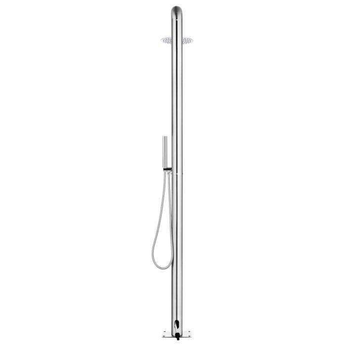 Douche de jardin 225 cm Acier inoxydable – Image 5
