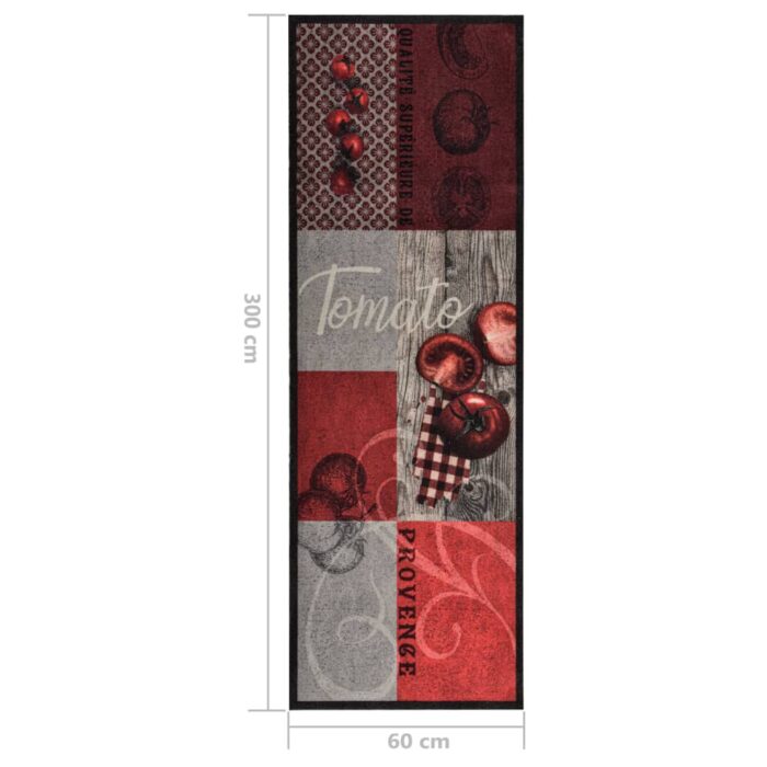 Tapis de cuisine lavable Tomates 60x300 cm – Image 4