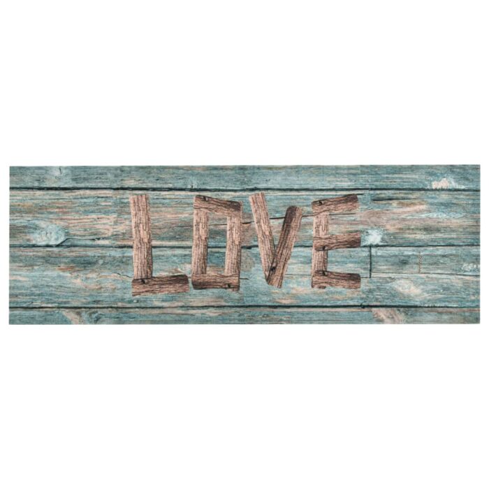 Tapis de cuisine lavable Love 60x300 cm – Image 1