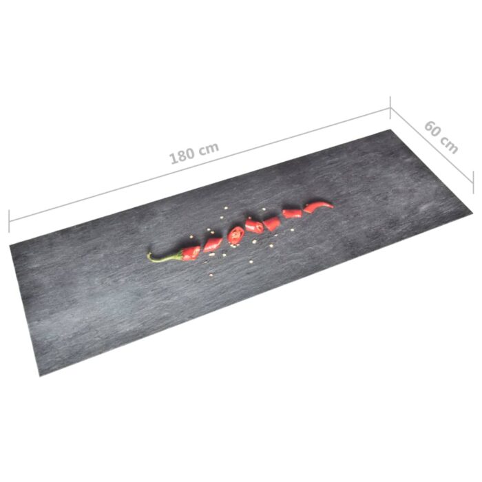 Tapis de cuisine lavable Poivre 60x180 cm – Image 4