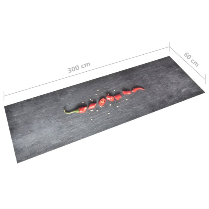Tapis de cuisine lavable Poivre 60x300 cm – Image 4