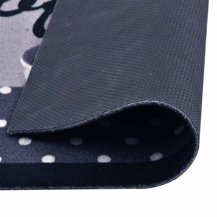 Tapis de cuisine lavable Bleu café 60x180 cm – Image 2