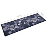 Tapis de cuisine lavable Bleu café 60x300 cm – Image 4
