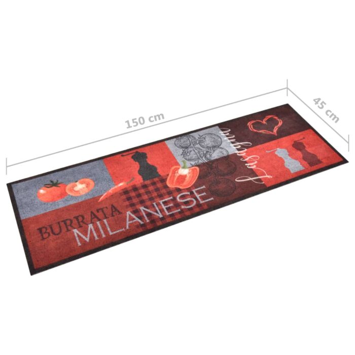Tapis de cuisine lavable Tomates 45x150 cm – Image 3