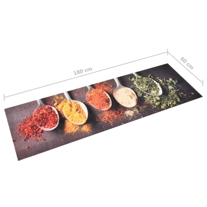 Tapis de cuisine lavable Cuillères 60x180 cm – Image 4