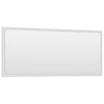 Ensemble de meubles de salle de bain 2pcs blanc bois ingénierie – Image 9