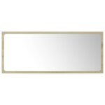 Ensemble de meubles de bain 2 pcs Chêne sonoma Aggloméré – Image 11