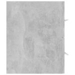 Ensemble de meubles de salle de bain 2 pcs Gris béton Aggloméré – Image 9