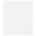 Ensemble de meubles salle de bain 2 pcs blanc bois d'ingénierie – Image 12