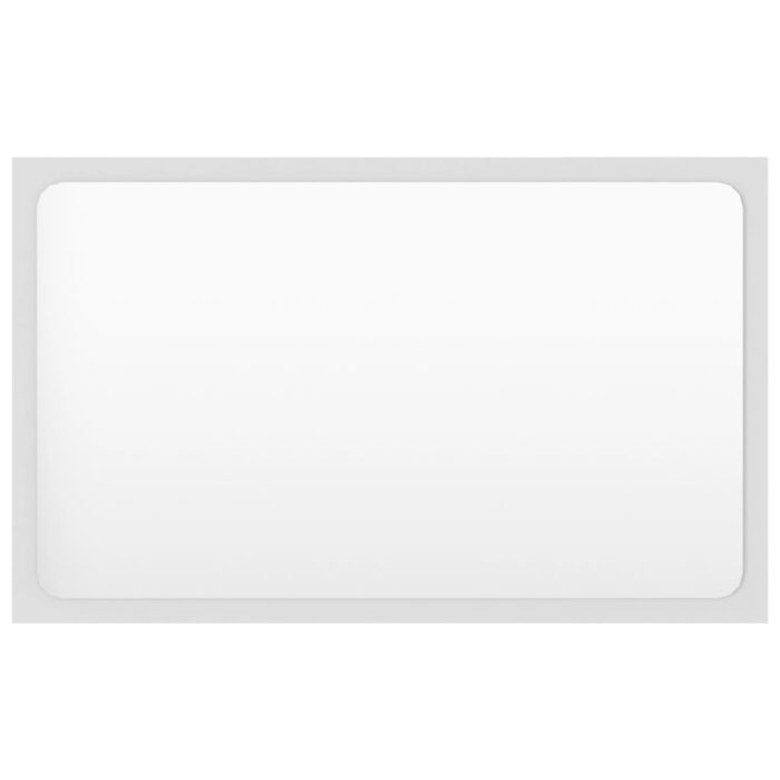 Ensemble de meubles salle de bain 2 pcs blanc bois d'ingénierie – Image 7