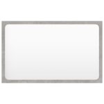 Ensemble de meubles de salle de bain 2 pcs gris béton – Image 6