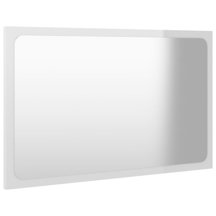 Ensemble de meubles de salle de bain 2 pcs blanc brillant – Image 6