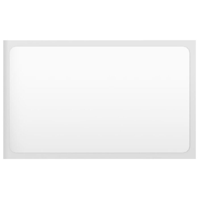 Ensemble de meubles de salle de bain 2 pcs blanc brillant – Image 7