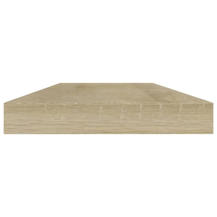 Panneau de bibliothèque 4 pcs chêne sonoma bois d’ingénierie – Image 2
