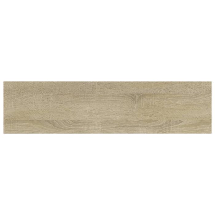 Panneau de bibliothèque 4 pcs chêne sonoma bois d’ingénierie – Image 3