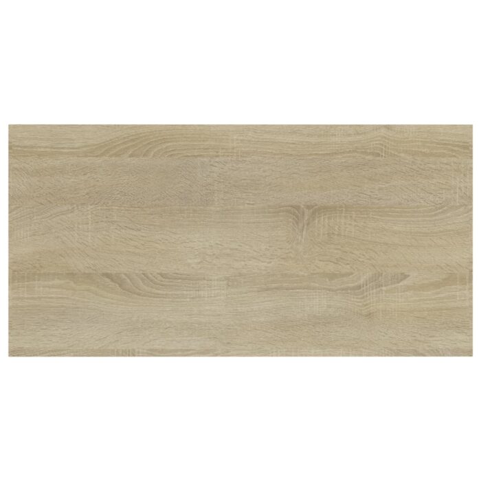 Panneau de bibliothèque 4 pcs chêne sonoma bois d’ingénierie – Image 3