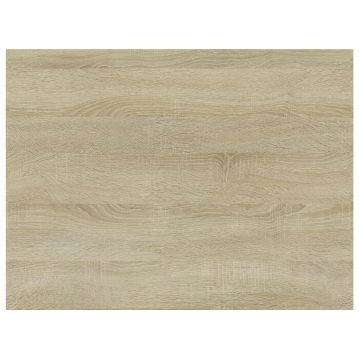 Panneau de bibliothèque 4 pcs chêne sonoma bois d’ingénierie – Image 3