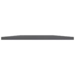 Panneaux de bibliothèque 8 pcs gris brillant bois d’ingénierie – Image 3