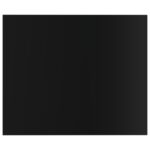 Panneaux de bibliothèque 8 pcs noir brillant bois d’ingénierie – Image 3