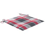 Chaises de jardin lot de 2 avec coussins Bois de teck massif – Image 6