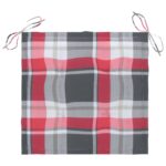 Chaises de jardin lot de 2 avec coussins Bois de teck massif – Image 7