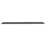 Chaise longue avec coussin taupe Bois de teck solide – Image 12