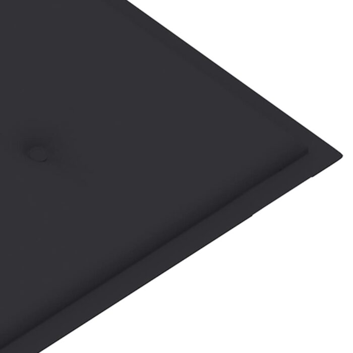 Banc de jardin pliable avec coussin 118 cm Bambou – Image 6