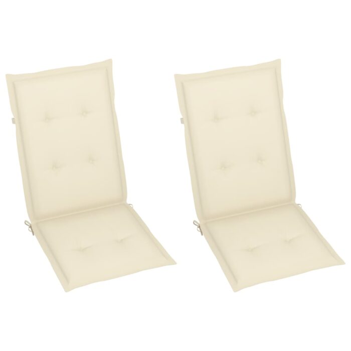 Chaise à bascule avec coussin Bambou – Image 4