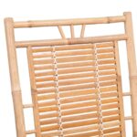 Chaise à bascule avec coussin Bambou – Image 3