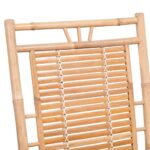 Chaise à bascule avec coussin Bambou – Image 3