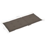 Chaise à bascule avec coussin Bambou – Image 8