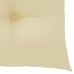 Chaises pliables de jardin lot de 2 avec coussins Bambou – Image 9