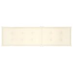 Chaise longue d'extérieur repose-pied et coussin Acacia solide – Image 7