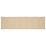Chaise longue d'extérieur repose-pied et coussin Acacia solide – Image 7