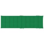 Chaise longue avec coussin Gris Bois d'acacia solide – Image 11