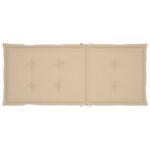 Chaises pliables de jardin lot de 3 avec coussins Bois d'acacia – Image 8