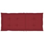 Chaises pliables de jardin lot de 3 avec coussins Bois d'acacia – Image 7