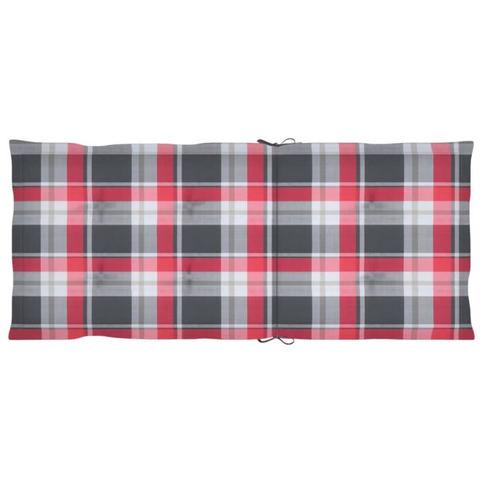 Chaises pliables de jardin lot de 3 avec coussins Bois d'acacia – Image 7