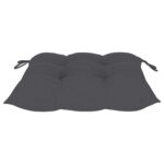 Chaises à manger d'extérieur lot de 2 et coussins Acacia massif – Image 12