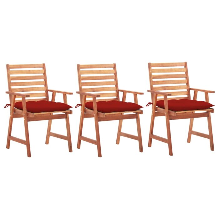 VXL8720286282922_a_en_hd_1.jpg Chaises à manger d'extérieur lot de 3 et coussins Acacia massif – Image 1
