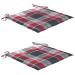 Chaises pliables d'extérieur lot de 2 et coussins Bois d'acacia – Image 8