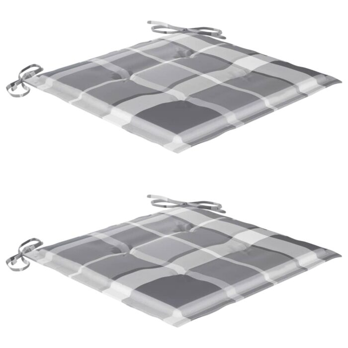 Chaises pliables d'extérieur lot de 2 et coussins Bois d'acacia – Image 8