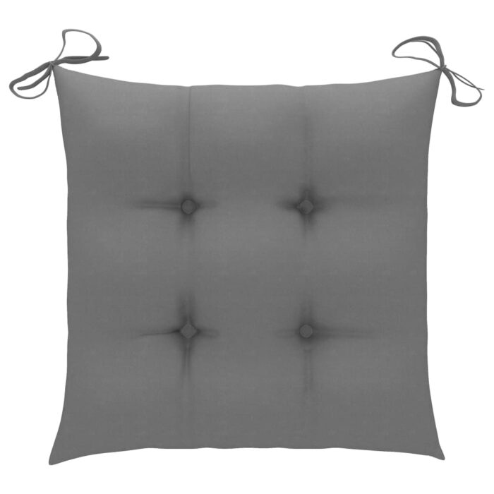 Chaises pliables d'extérieur lot de 2 et coussins Bois d'acacia – Image 9