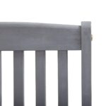Chaises pliables d'extérieur lot de 4 et coussins Bois d'acacia – Image 6