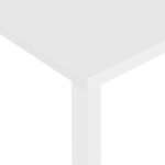Bureau d'ordinateur Blanc 105x55x72 cm MDF et métal – Image 4