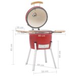 Barbecue à fumoir Kamado Céramique 81 cm – Image 10