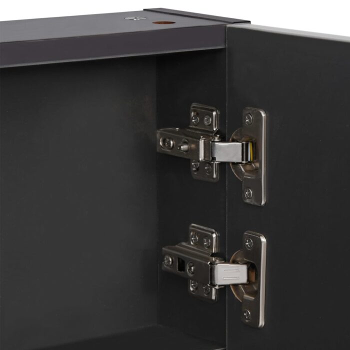 Armoire de salle de bain à miroir LED 89x14x62 cm – Image 4