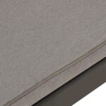 Banc de salon de jardin avec coussin Plastique Gris – Image 4