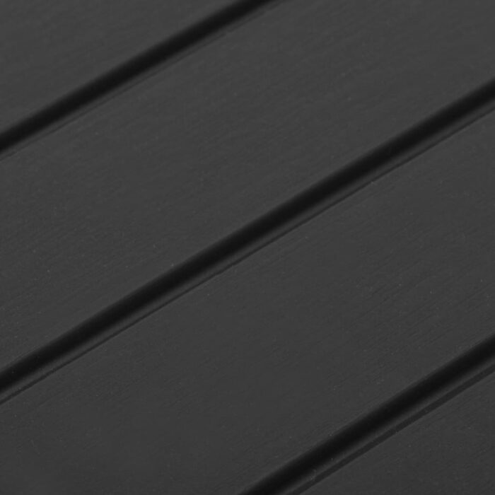 Table de jardin Gris 53x53x40 cm Plastique – Image 2