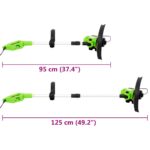 Coupe-herbe électrique à perche télescopique 29 cm 550 W – Image 8